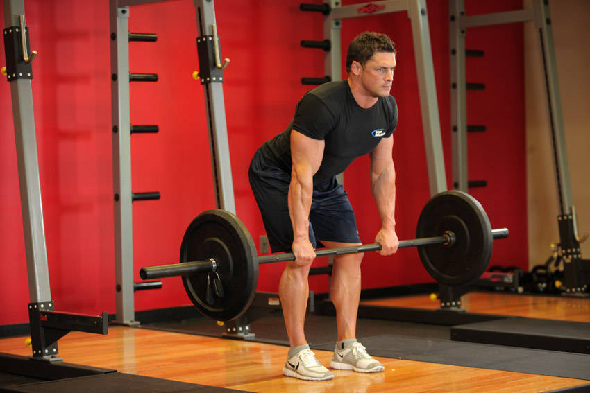 Barbell Bent-Over Row demonstration