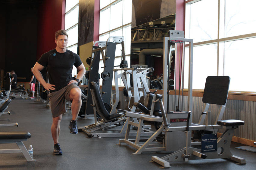 Walking Lunge demonstration